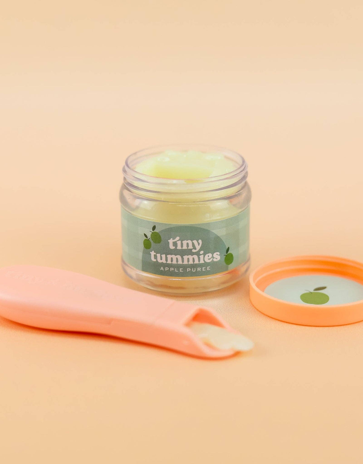 Tiny Harlow - North America - Tiny Tummies - Apple jelly food - Jar and spoon - Tiny Harlow Tiny Harlow