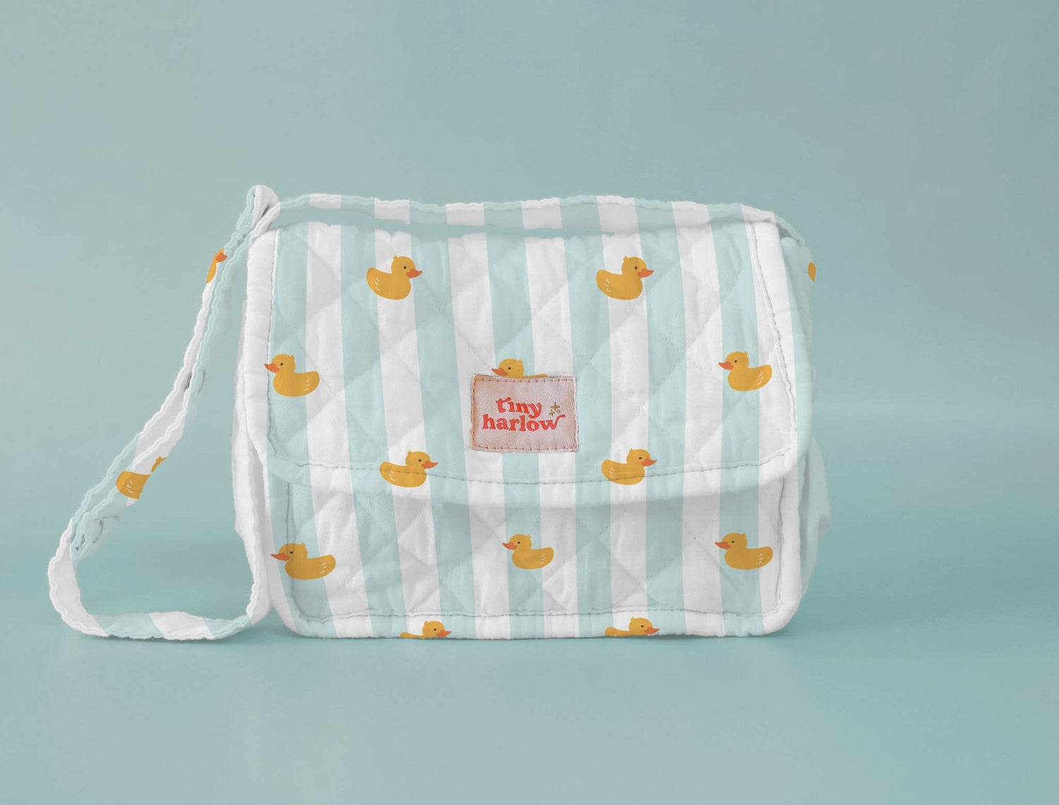 Tiny Harlow - North America - Tiny Tummies nappy bag - Blue ducky - Tiny Harlow Tiny Harlow