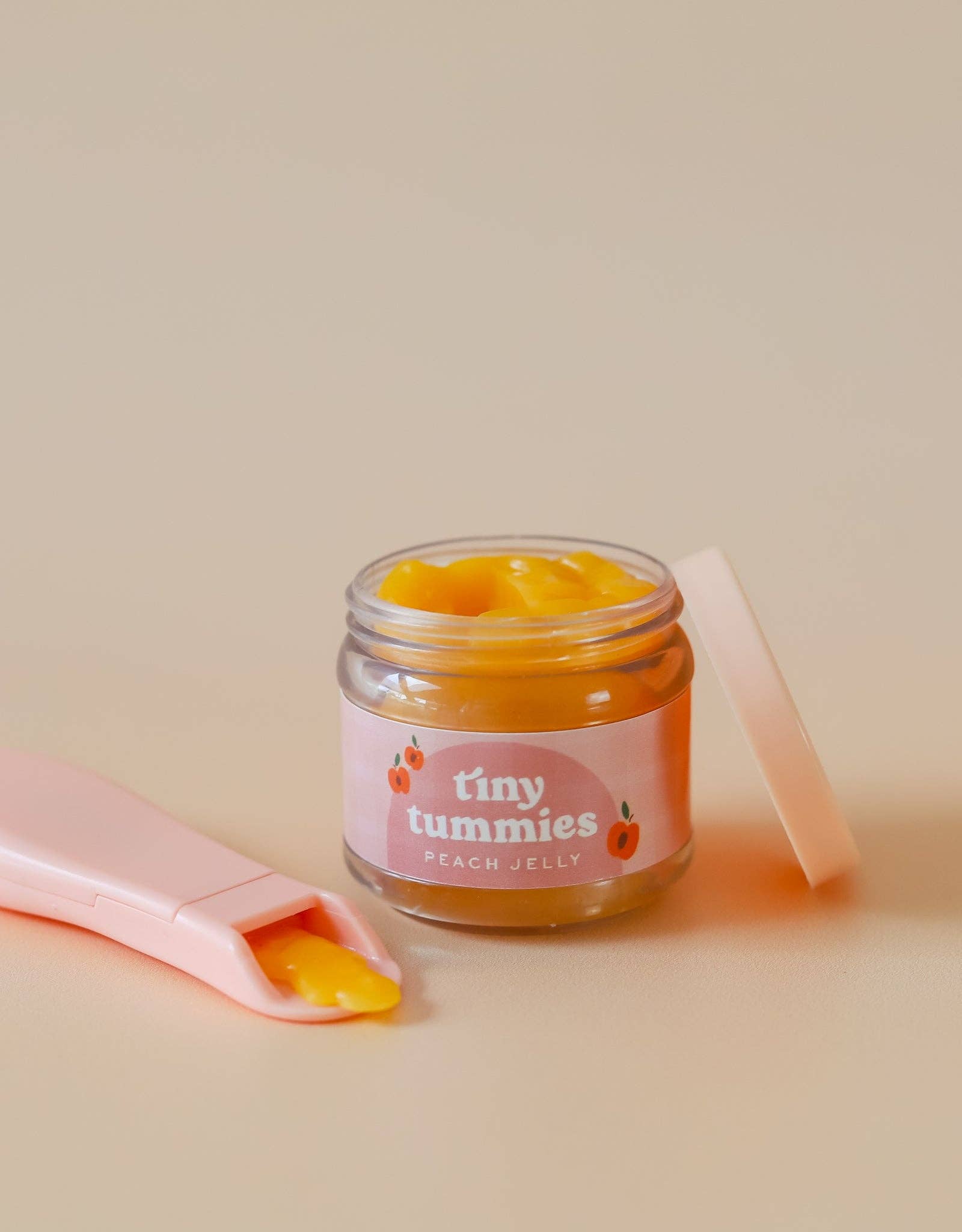 Tiny Harlow - North America - Tiny Tummies - Peach jelly food - Jar and spoon - Tiny Harlow Tiny Harlow