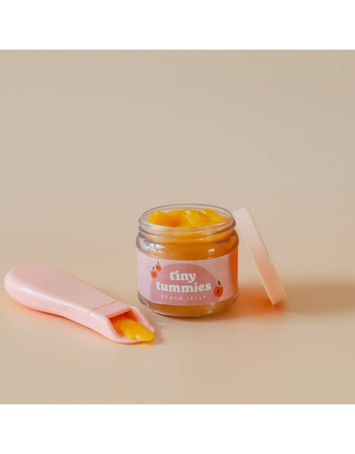 Tiny Harlow - North America - Tiny Tummies - Peach jelly food - Jar and spoon - Tiny Harlow Tiny Harlow