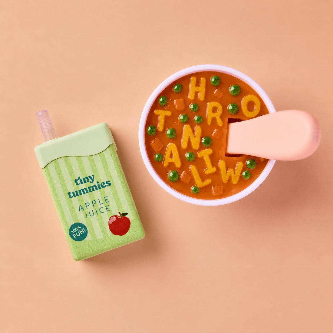 Tiny Harlow Tiny Tummies Alphabet Soup &amp; Apple Juice Set — product image 2