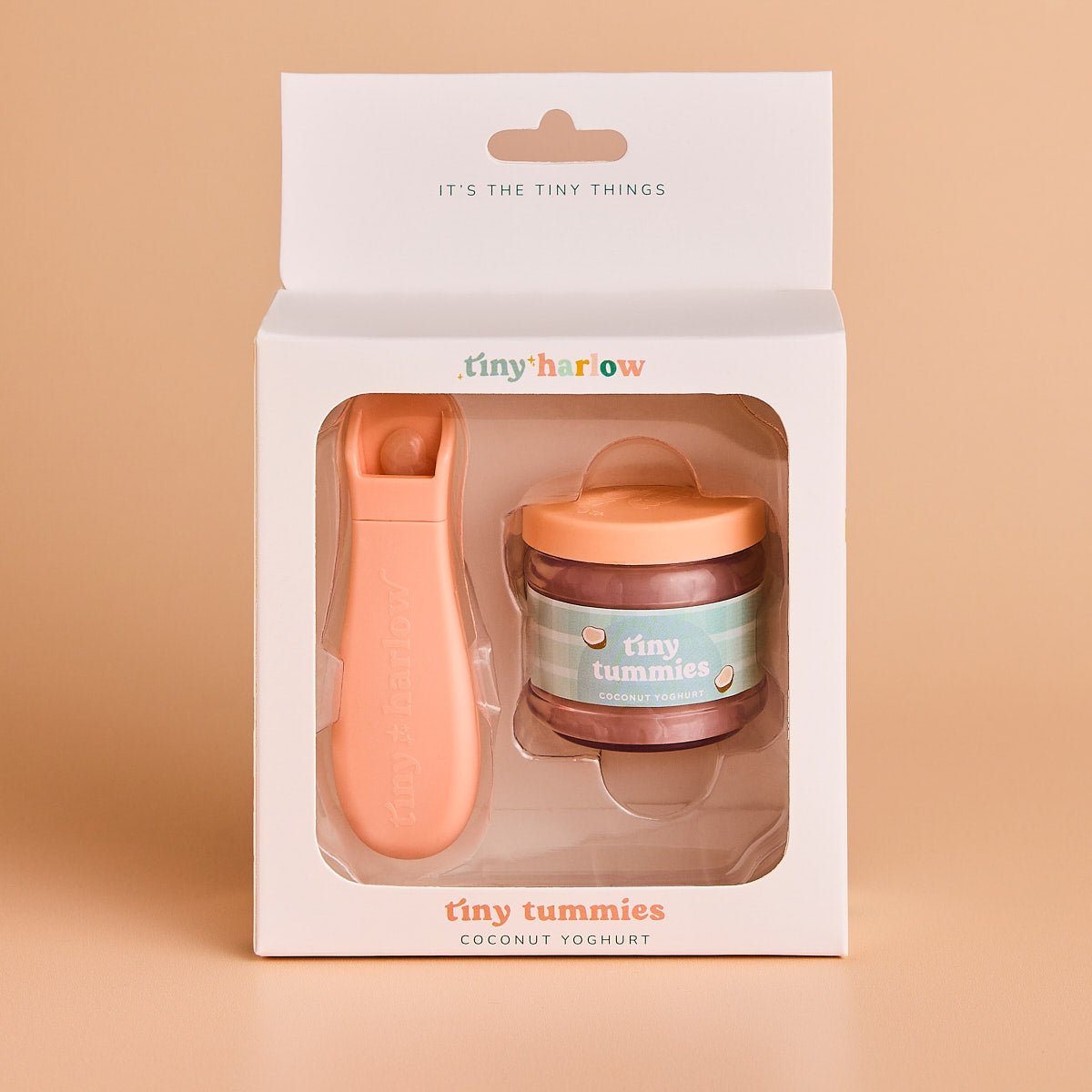 Tiny Harlow Tiny Tummies Apple Puree Jar &amp; Spoon — product image 2