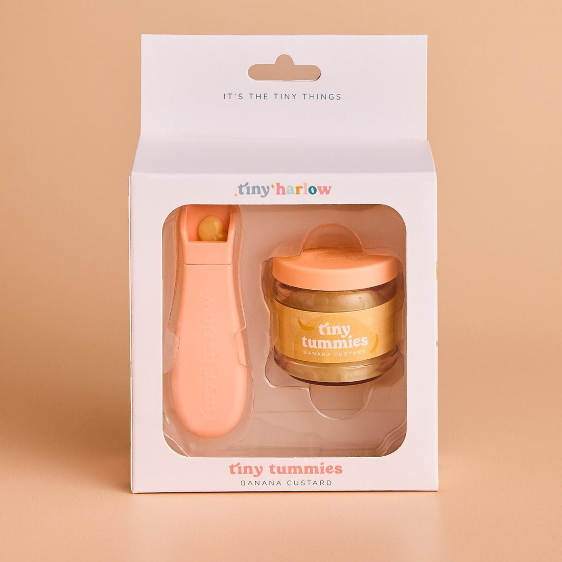 Tiny Harlow Tiny Tummies Banana Custard Jar &amp; Spoon — product image 2