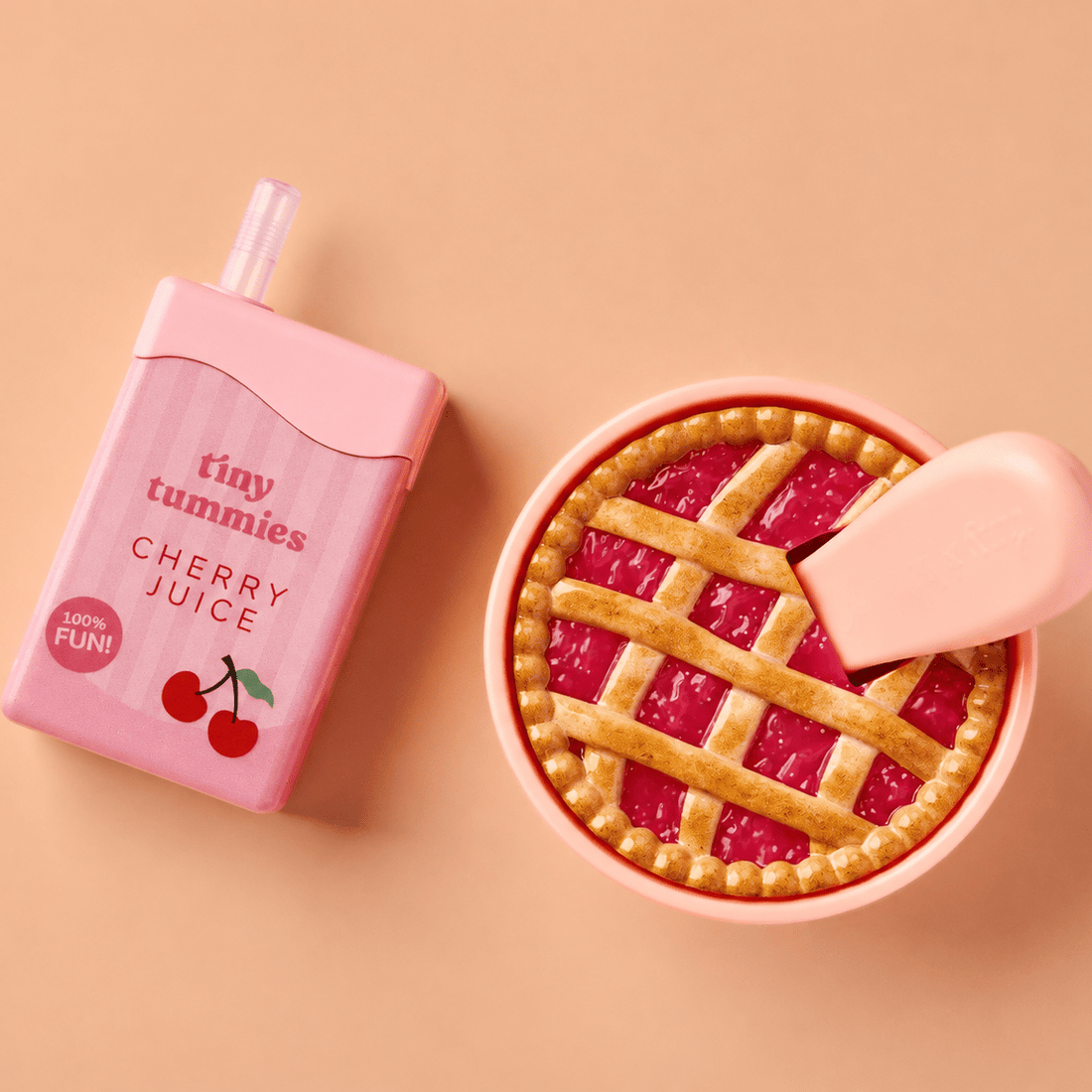 Tiny Harlow Tiny Tummies Cherry Pie &amp; Cherry Juice Set — product image 2