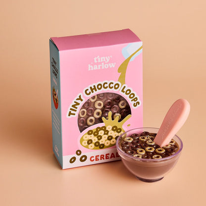 Tiny Harlow Tiny Tummies Chocco Loops Cereal Bowl