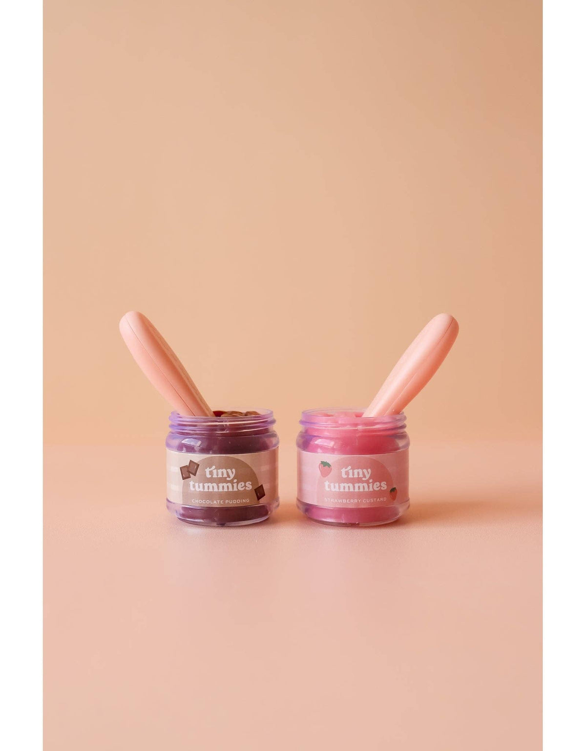 Tiny Harlow - Tiny Tummies - Chocolate pudding - Jar and spoon Tiny Harlow