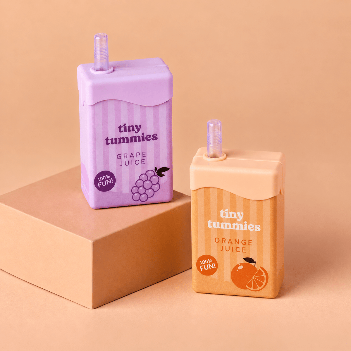 Tiny Harlow Tiny Tummies Juice Box Duo
