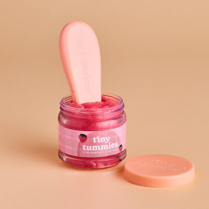 Tiny Harlow Tiny Tummies Strawberry Custard Jar &amp; Spoon