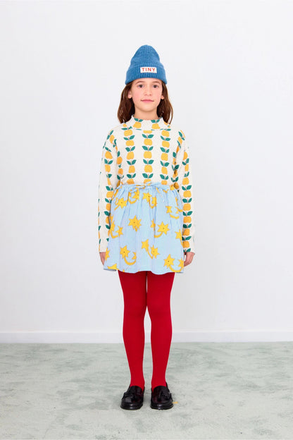 Tinycottons Apples Rib Mockneck Tinycottons