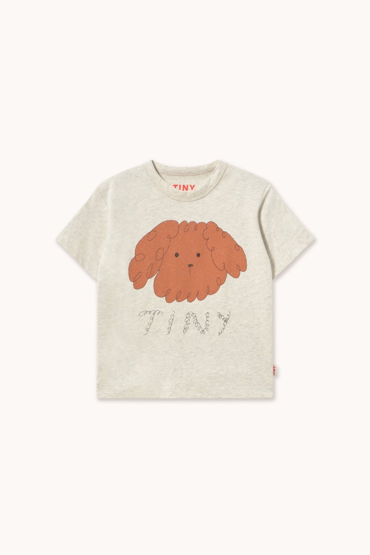 Tinycottons Curly Dog Graphic Tee - front