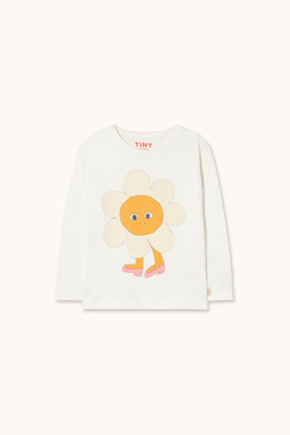 Tinycottons Flower Graphic Sleeve Tee Tinycottons