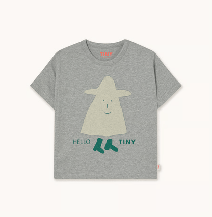 Tinycottons Heelo Graphic Tee - Medium grey heather Tinycottons