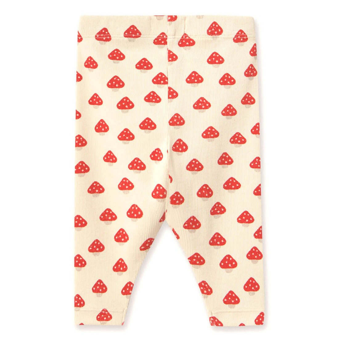 Tinycottons Mini Mushrooms Rib Baby Pants - Ivory Tinycottons