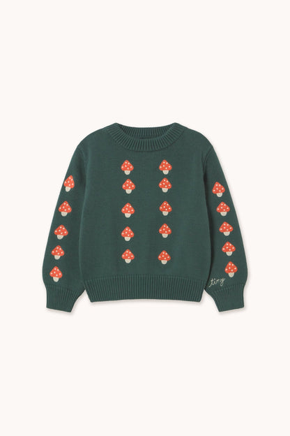Tinycottons Mini Mushrooms Sweater Organic Cotton Tinycottons