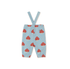 Tinycottons Mushrooms Baby Suspender Sweatpants - Denim Blue Tinycottons