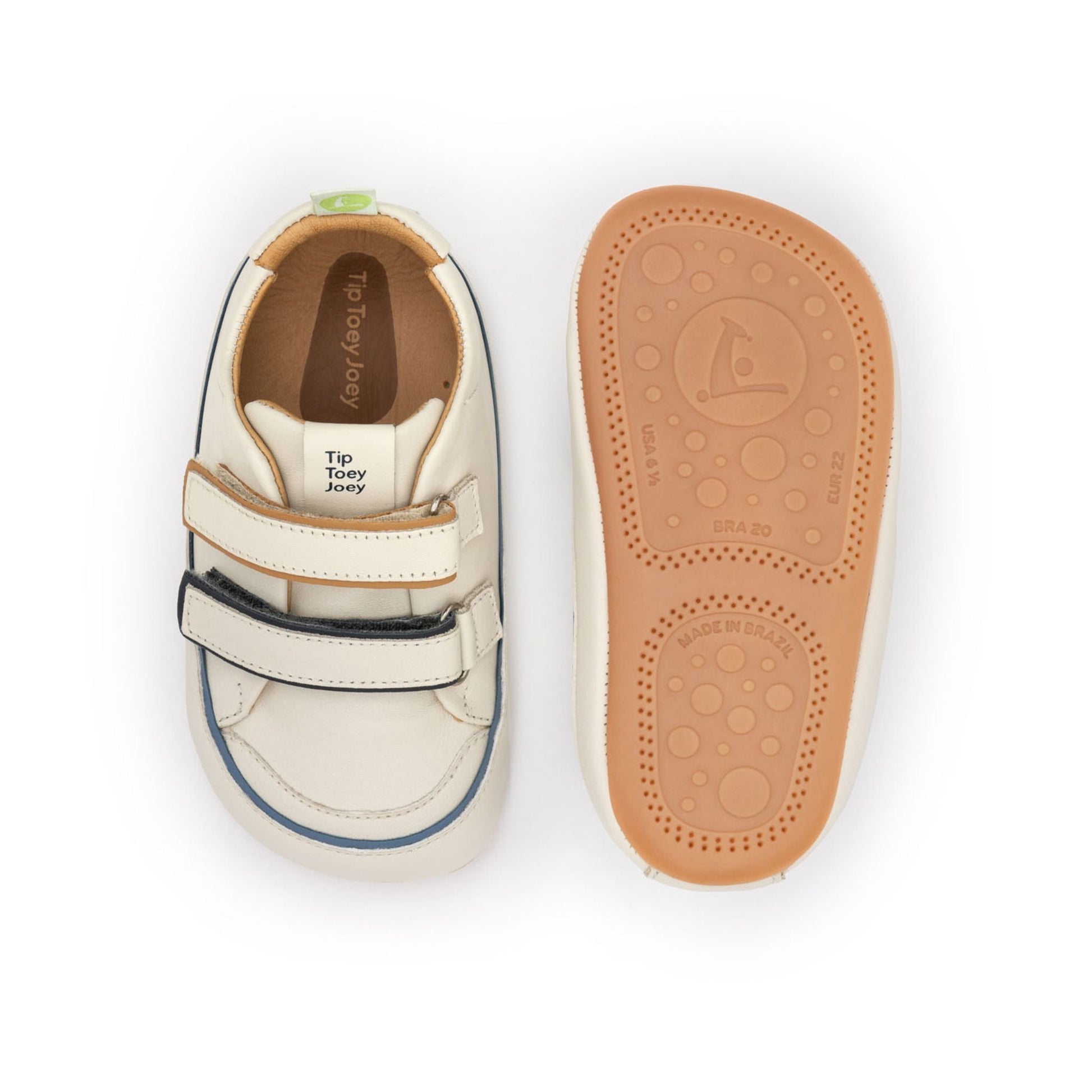 Tip Toey Joey Bossy Colours - Tapioca / Navy / Hay (Baby) Tip Toey Joey - enjoykidsus