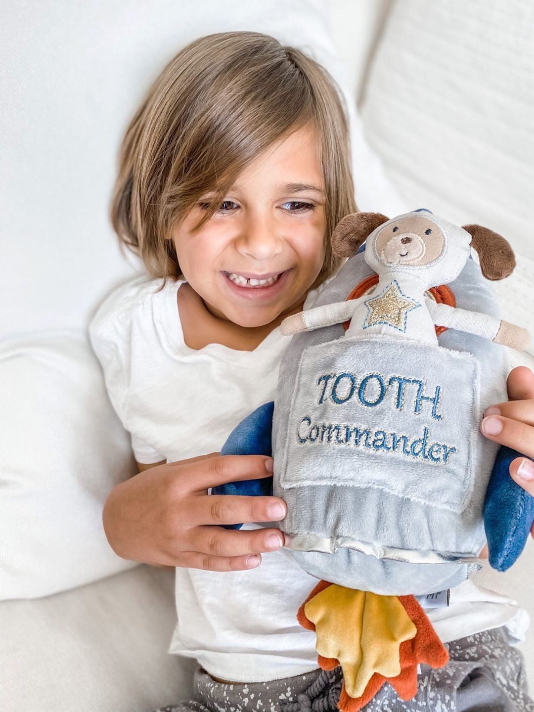 Tooth Commander Spaceship Pillow and Doll Set MON AMI - enjoykidsus