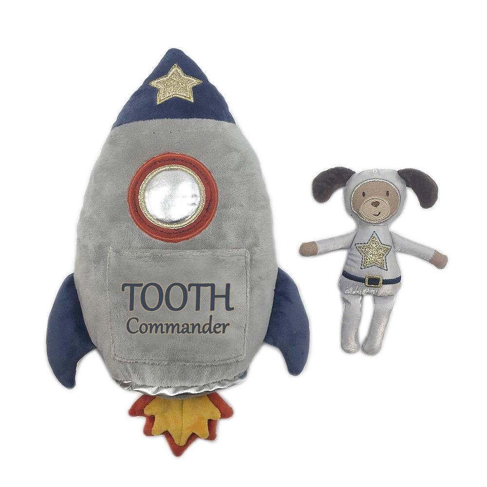 Tooth Commander Spaceship Pillow and Doll Set MON AMI - enjoykidsus