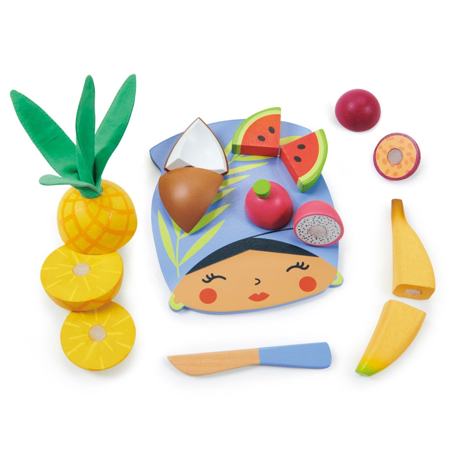 Tropical Fruit Chopping Board Tender Leaf Toys - enjoykidsus