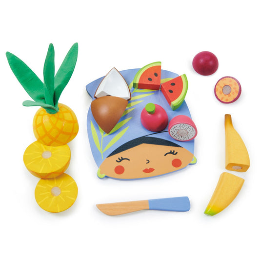 Tropical Fruit Chopping Board Tender Leaf Toys - enjoykidsus