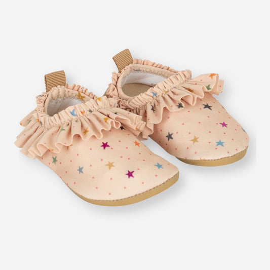 Twinkle Frill Swim Shoes - Star Multi Konges Sløjd - enjoykidsus