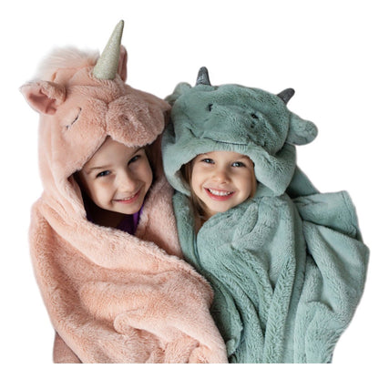 Uliana Unicorn Hooded Blanket MON AMI - enjoykidsus