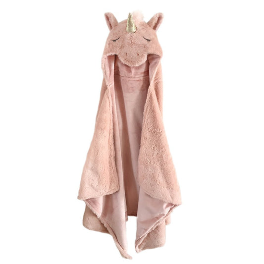 Uliana Unicorn Hooded Blanket MON AMI - enjoykidsus