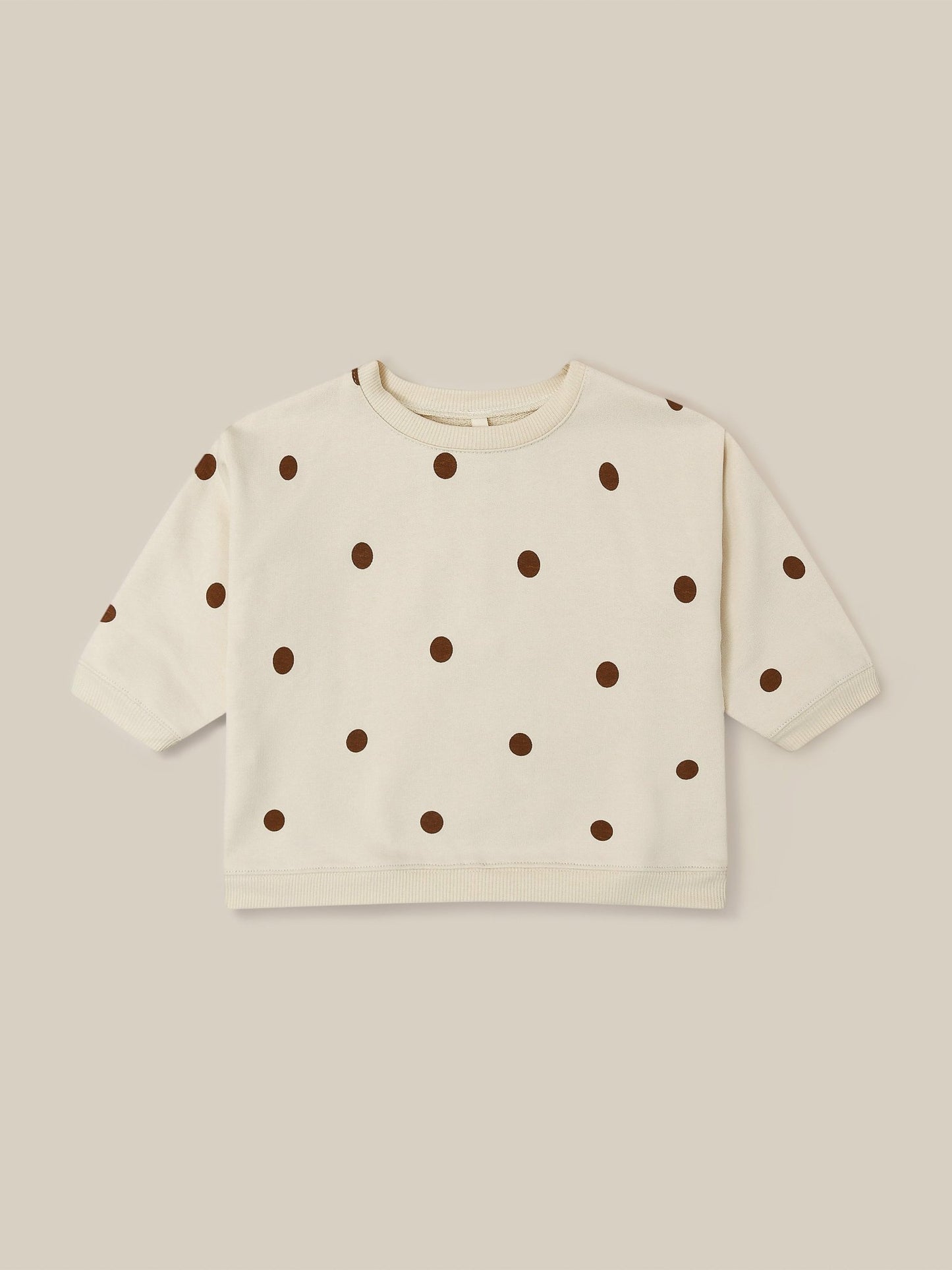 Undyed Cotton Dots Sweatshirt Organic Zoo - enjoykidsus