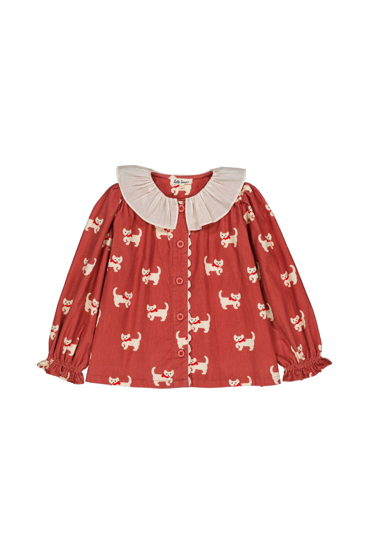 Hello Simone Myrtille Blouse - Kitty Rose