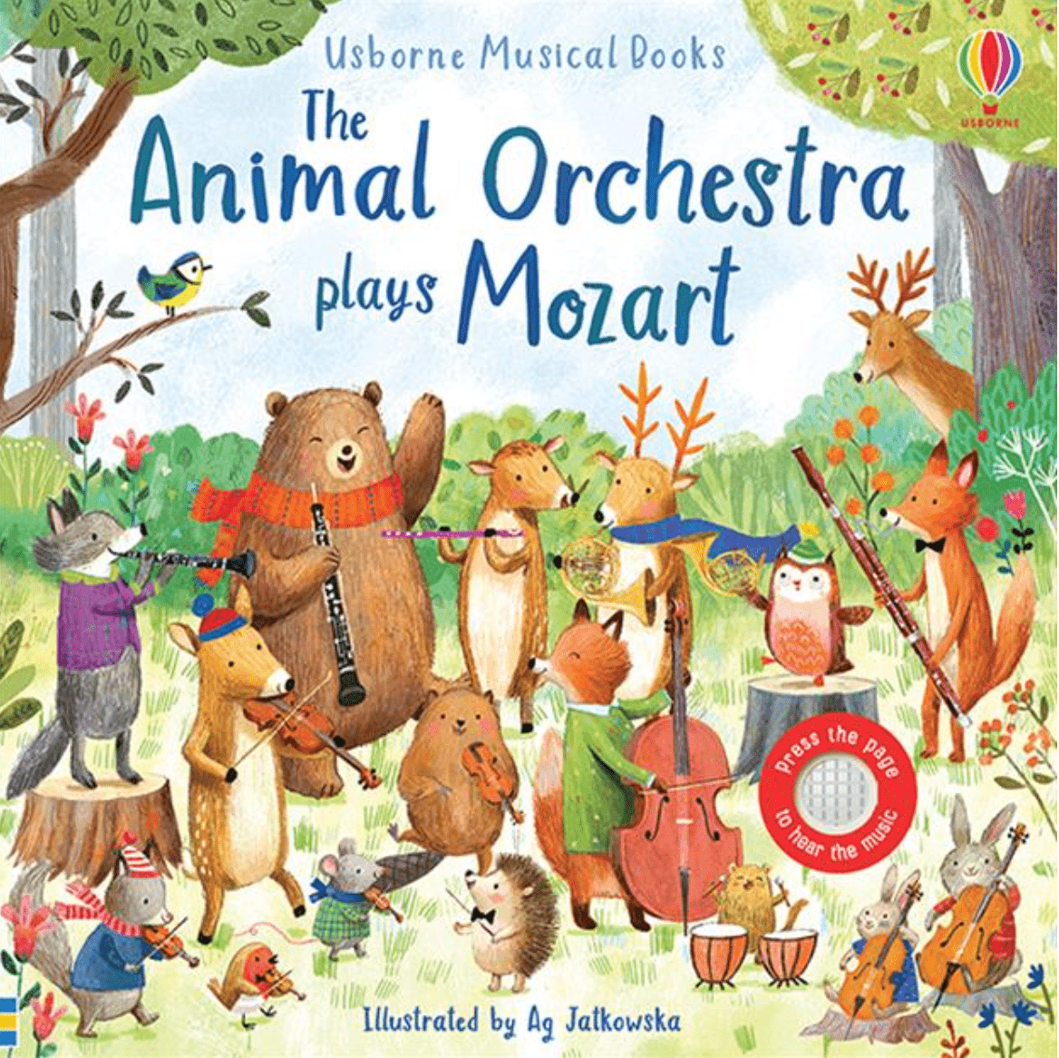 Usborne Animal Orchestra Plays Mozart, usborne - enjoykidsus