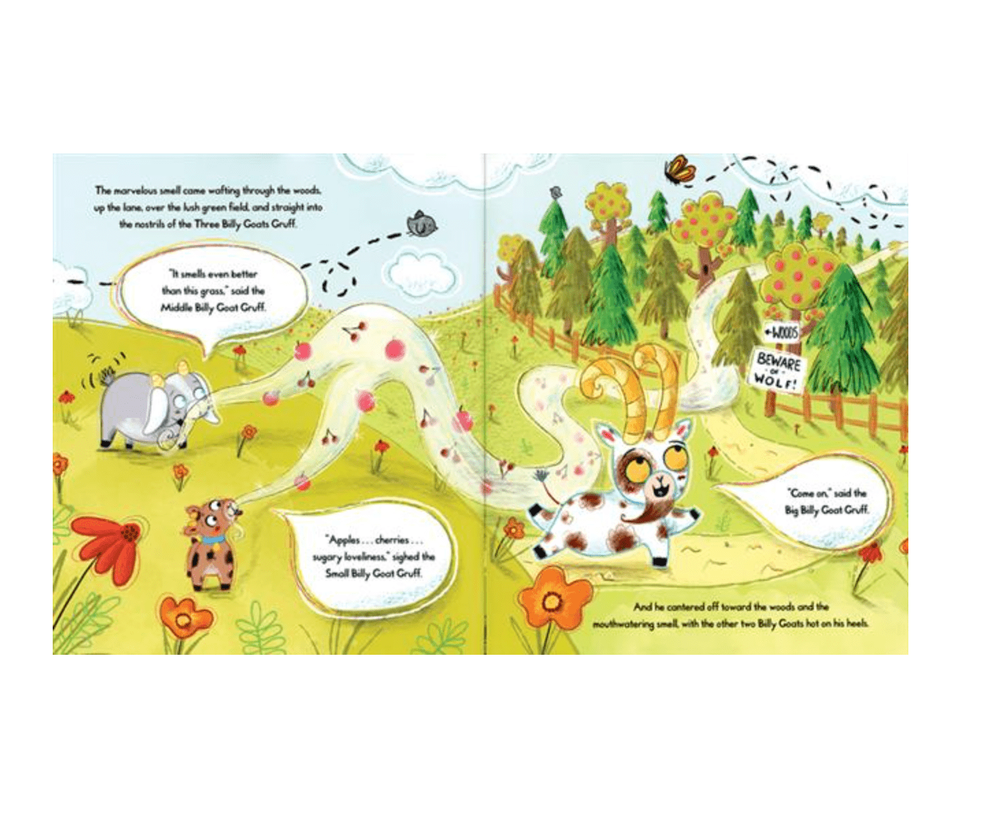 Usborne Red Riding Hood and the Three Billy Goats Gruff usborne - enjoykidsus
