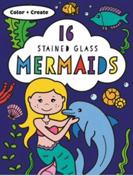 Usborne Stained Glass Mermaids usborne - enjoykidsus