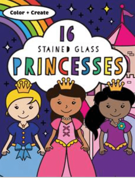 Usborne Stained Glass Princess usborne - enjoykidsus