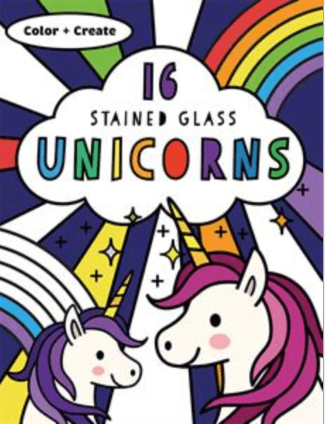 Usborne Stained Glass Unicorns usborne - enjoykidsus