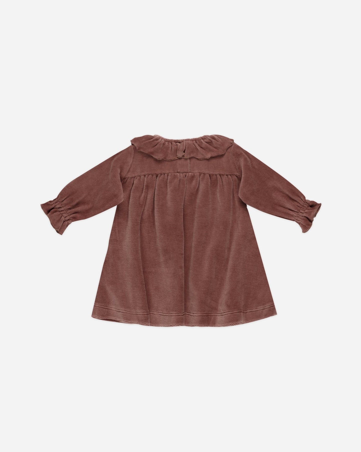 Velour Baby Dress || Cranberry Quincy Mae - enjoykidsus