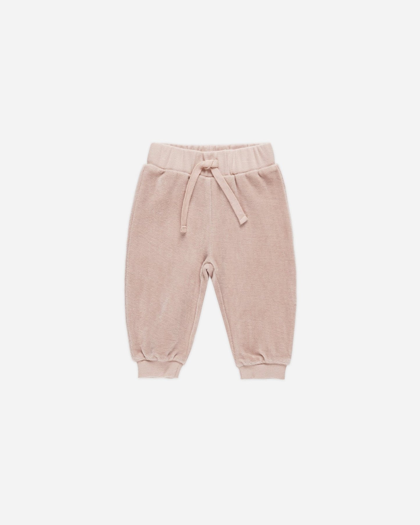 Velour Relaxed Sweatpant || Blush Quincy Mae - enjoykidsus