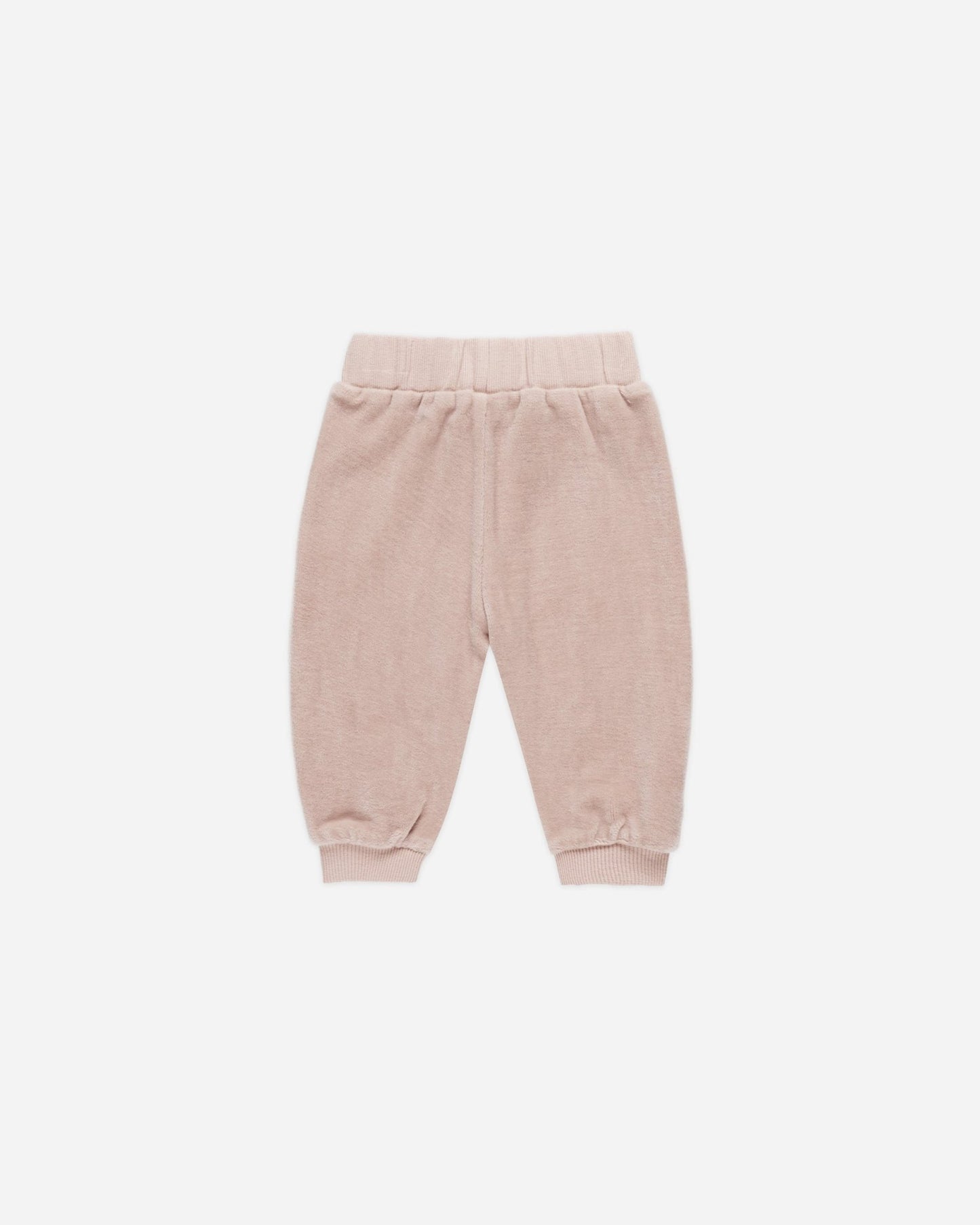 Velour Relaxed Sweatpant || Blush Quincy Mae - enjoykidsus