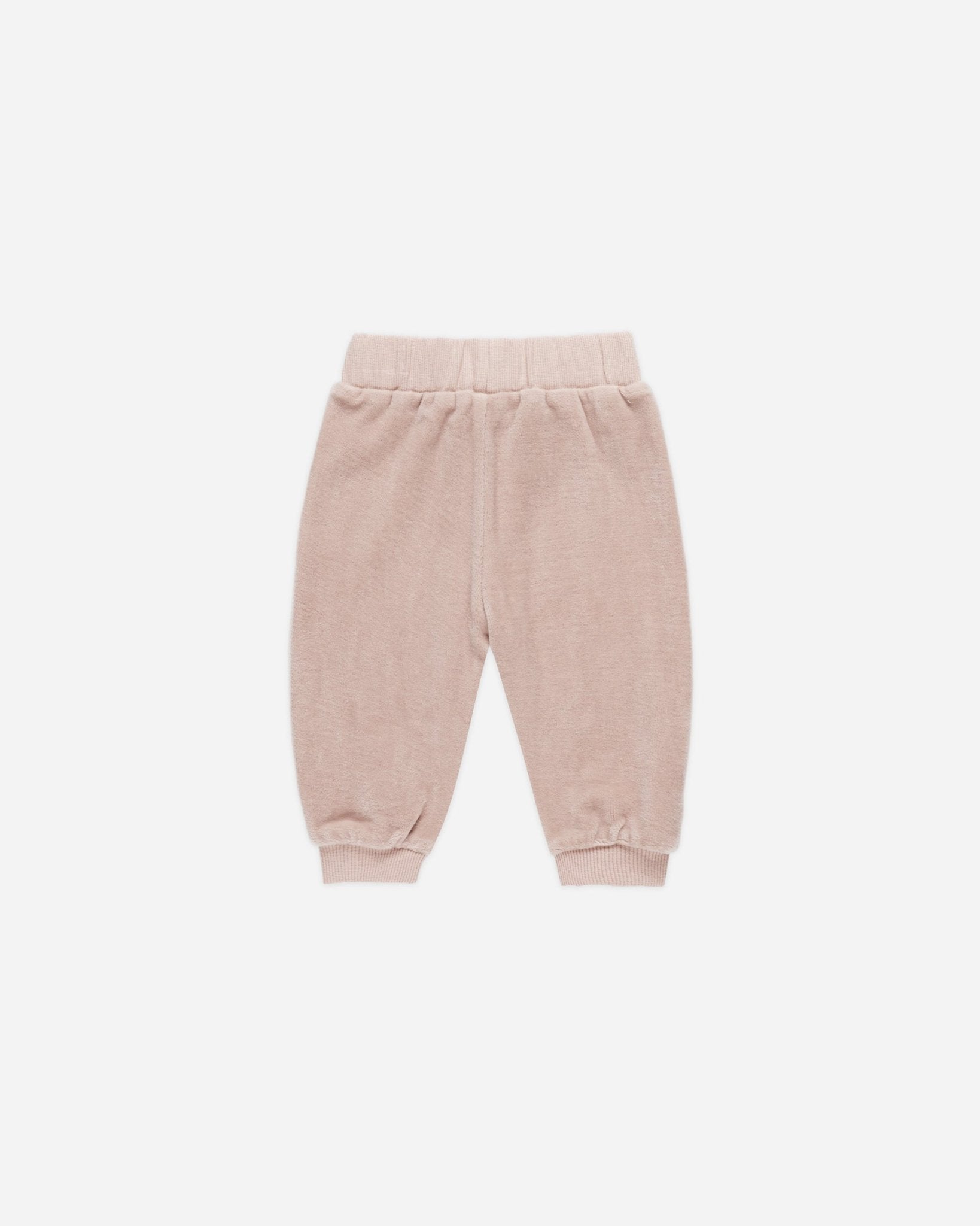 Velour Relaxed Sweatpant || Blush Quincy Mae - enjoykidsus