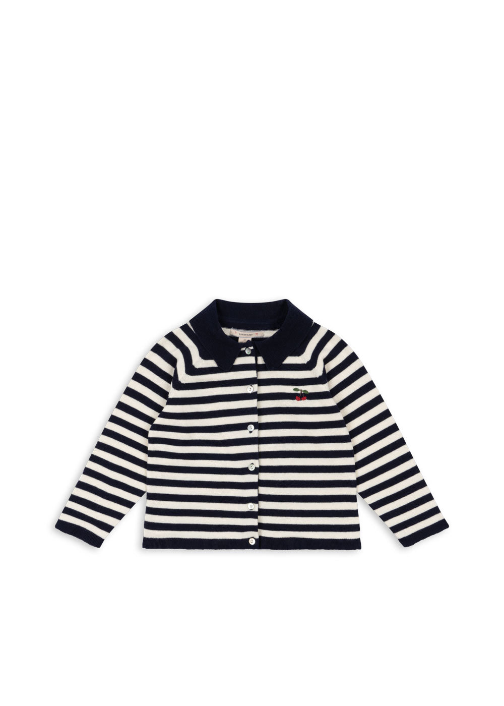 VENTON KNIT CARDIGAN GOTS - NAVY STRIPE Konges Sløjd - enjoykidsus