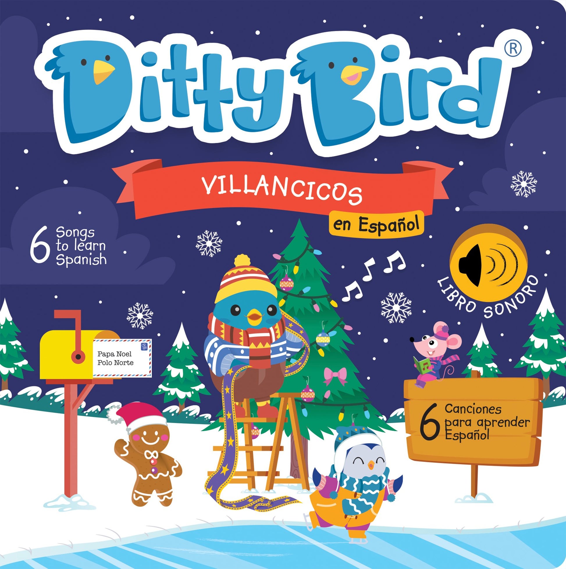 Villancicos (Spanish - Christmas) Ditty Bird - enjoykidsus