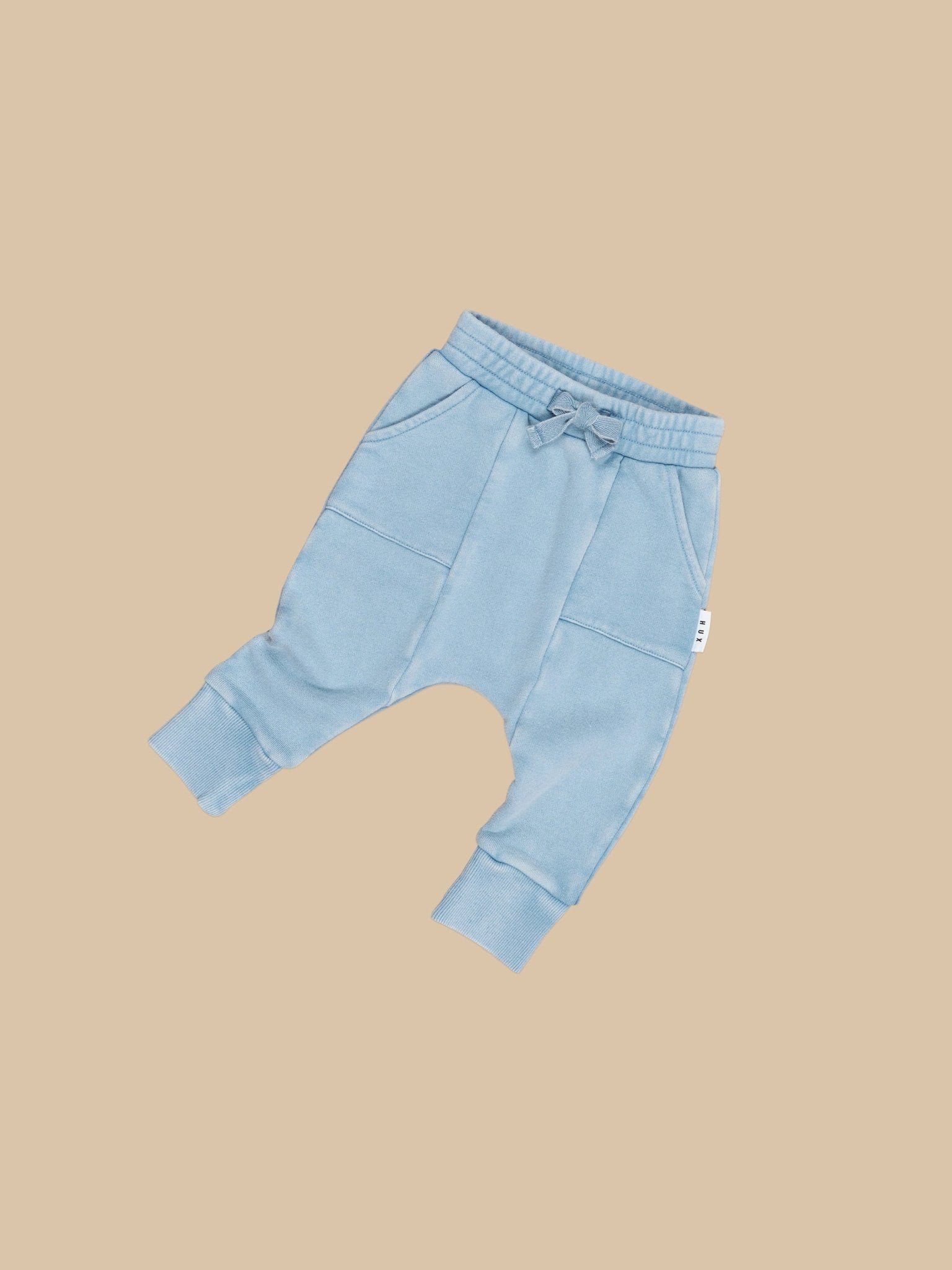 VINTAGE BLUE DROP CROTCH PANT Huxbaby - enjoykidsus