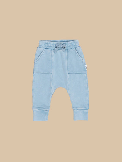 VINTAGE BLUE DROP CROTCH PANT Huxbaby - enjoykidsus