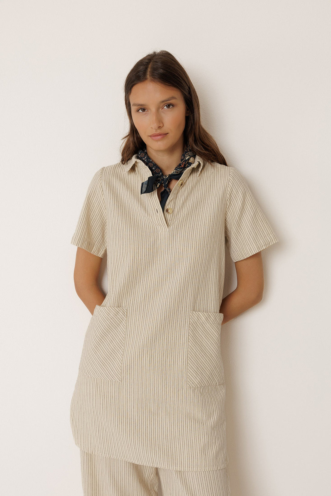 Indi &amp; Cold POLO-COLLAR DRESS