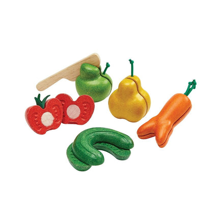 Wonky Fruit & Vegetables PlanToys - enjoykidsus