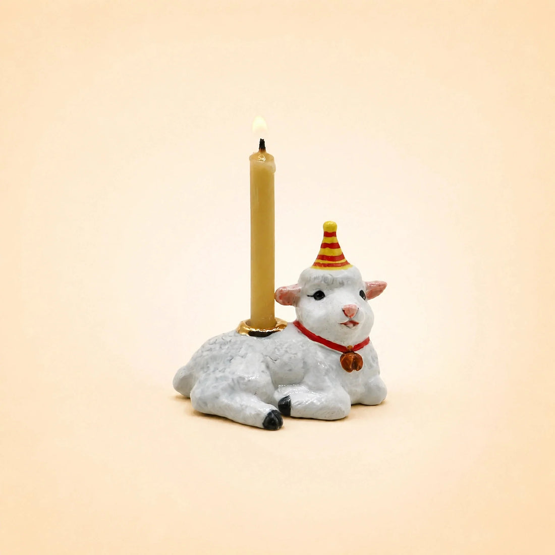 Year of the Goat Cake Topper | Porcelain Party Animal | Candle Holder | Chinese Zodiac