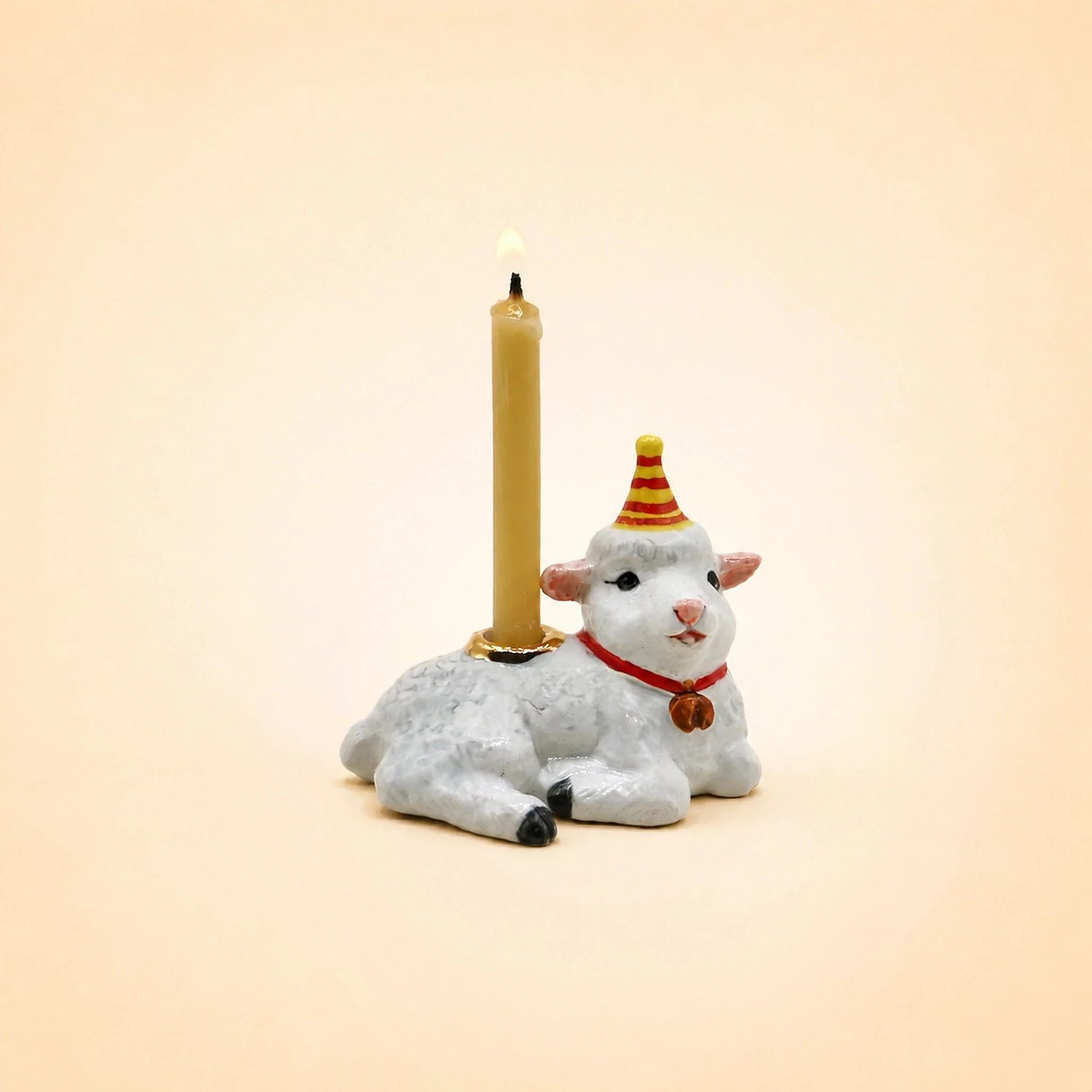 Year of the Goat Cake Topper | Porcelain Party Animal | Candle Holder | Chinese Zodiac