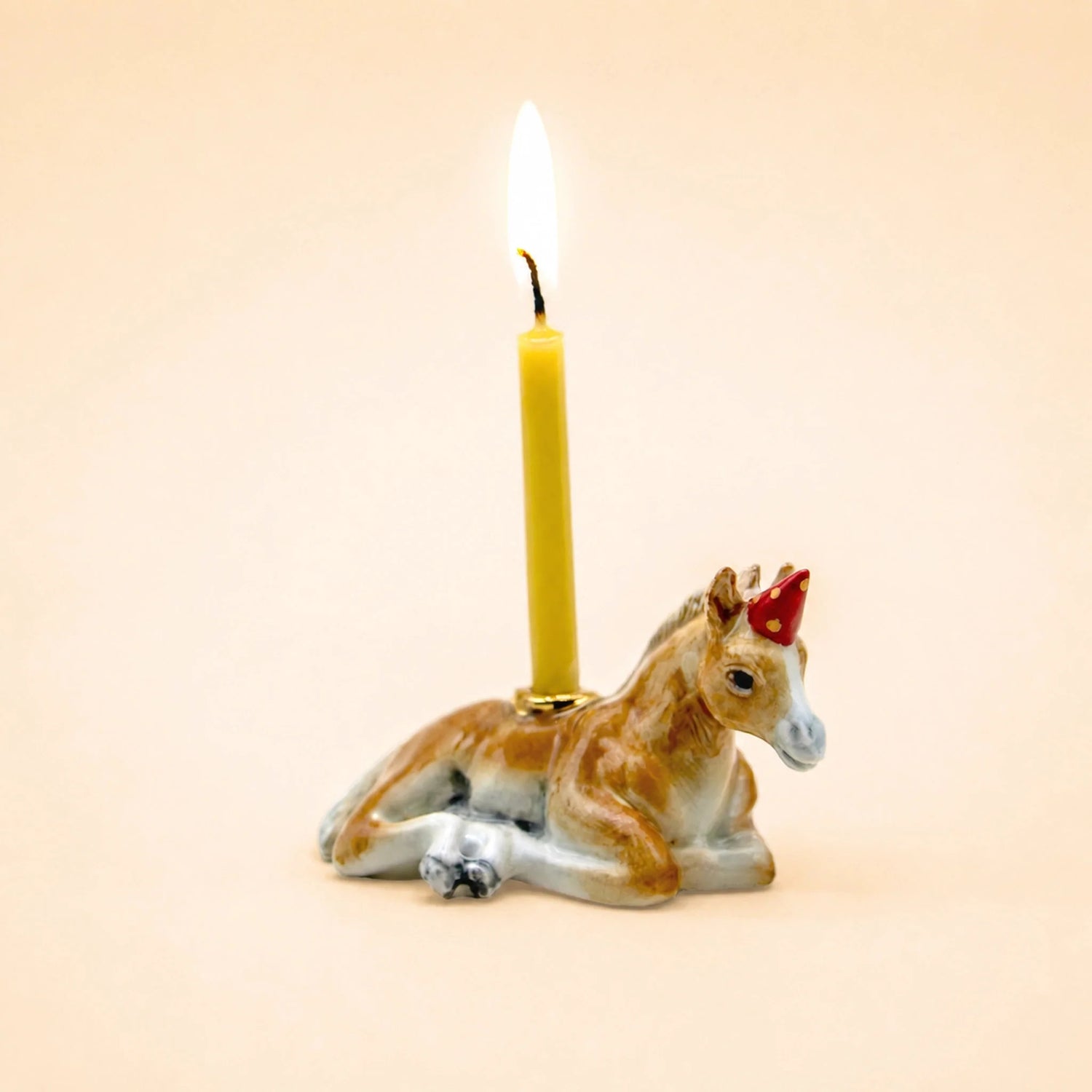 Year of the Horse Cake Topper | Porcelain Party Animal | Candle Holder | Chinese Zodiac