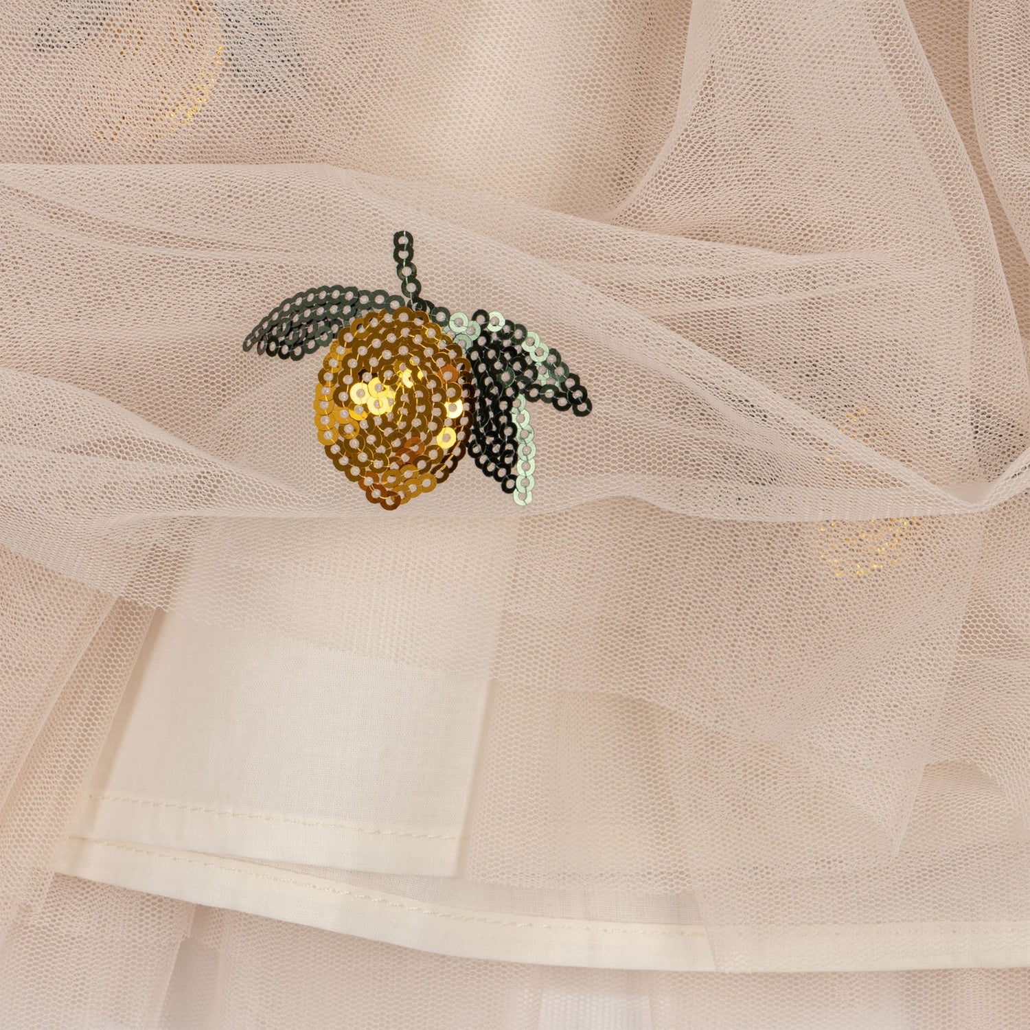 Yvonne Skirt - Lemon Sequin Konges Sløjd