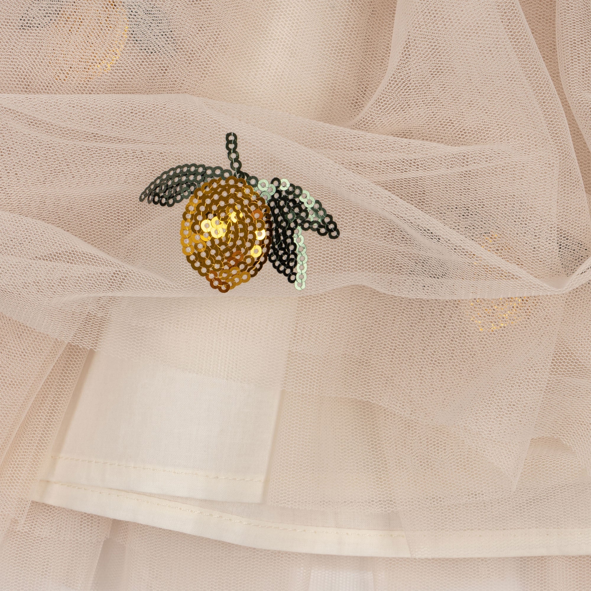 Yvonne Skirt - Lemon Sequin Konges Sløjd